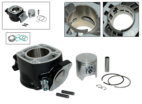 Cilinder athena aluminium nikasil 125cc 55mm honda, mbx, mtx80r lc, nsr