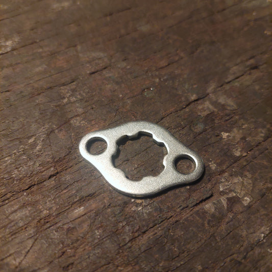 borgplaatje tandwiel als Honda MT, MB, MTX, NSR en Derbi