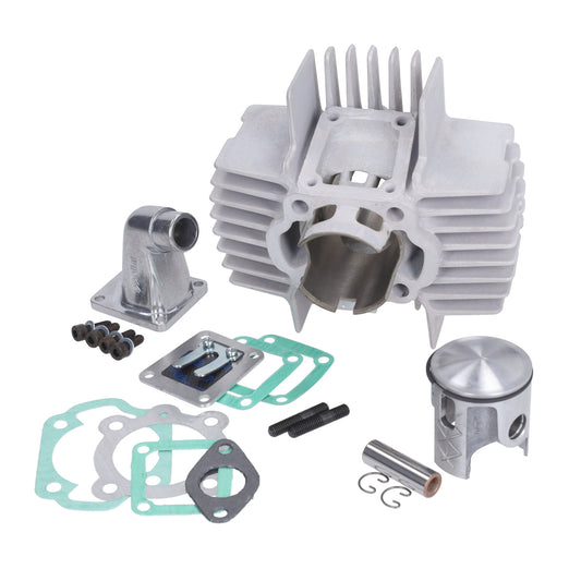 Cilinder polini aluminium nikasil + membraan 65cc 43.5mm maxi