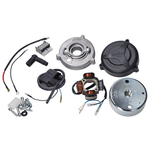 Ontsteking+vliegwiel polini electronisch 103, 104, 105, peugeot